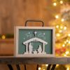 True Story Nativity Plaque 9.5"L x 8.5"H MDF/Wood