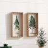 Tree Plaque (Set of 2) 7.5"L x 15.75"H MDF/Wood