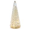 LED Tree (Set of 3) 12"H Glass 3 AA Batteries Not Included