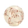 LED Globe (Set of 2) 6"H, 7"H Glass 6 Hr Timer 3 AAA or 3 AA Batteries, Not Included