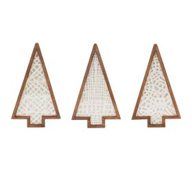 Framed Tree (Set of 3) 17"H Paper/Wood/MDF