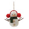Snowman Ornament (Set of 12) 5"H Foam/Polyester