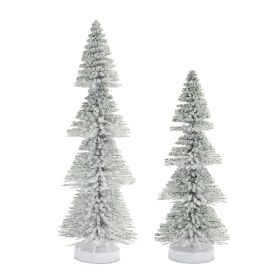 Tree (Set of 2) 8"H, 10"H PVC