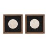 Floral Frame (Set of 2) 12"SQ Wood/MDF