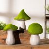 Mushroom (Set of 3) 6.5"H Terra Cotta