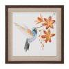 Framed Hummingbird Print (Set of 2) 12"SQ MDF/Canvas/Plastic
