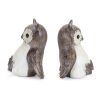 Owl Bookends (Set of 4) 4"L x 5"H Resin