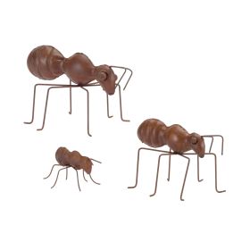 Ant (Set of 3) 6"L, 5"L, 6.5"L Iron