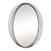Wall Mirror 23"L x 30"H Metal/Glass