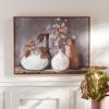 Foliage in Vases Print 32.5"L x 24.5"H Polyester/Wood