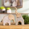Elephant (Set of 2) 5.25"H, 9"H Resin