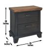 Brown Bear Creek Nightstand Bedside Table