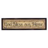 "God Bless Our Home" by Gail Eads, Ready to Hang Framed Print, Black Frame - as Pic