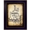 "Friends" By Susan Boyle, Printed Wall Art, Ready To Hang Framed Poster, Black Frame - as Pic