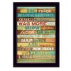 "Dog Rules" By Marla Rae, Printed Wall Art, Ready To Hang Framed Poster, Black Frame - as Pic