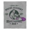 Batman; Heavyweight Champ Dad Silk Touch Throw Blanket; 50" x 60"