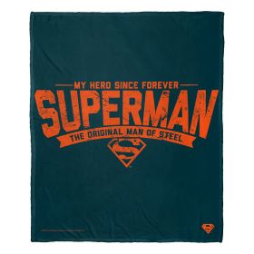 Superman; Dad of Steel Aggretsuko Comics Silk Touch Throw Blanket; 50" x 60"
