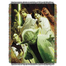 Star Wars Small Rebel Force Licensed 48"x 60" Woven Tapestry Throw