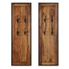 Coat Racks 2 pcs Solid Sheesham Wood
