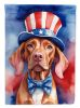 Vizsla Patriotic American Garden Flag Mailbox Flag Decorative Yard Flag Banner Outside Patio Artwork Yard Flower Beds, Garden Size, Multicolor