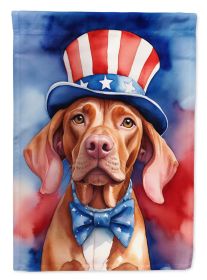 Vizsla Patriotic American Garden Flag Mailbox Flag Decorative Yard Flag Banner Outside Patio Artwork Yard Flower Beds, Garden Size, Multicolor