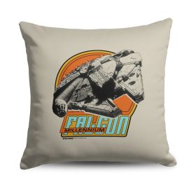 Star Wars Classic Retro Millennium Falcon Throw Pillow 18 x 18 inches