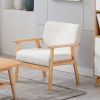 Bahamas 25" Beige Linen Fabric Chair - as Pic