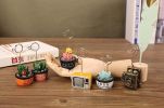 4 Pack Memo Clip Holder Stand Lovely Cactus Patten for Photo Card Menu Table Number