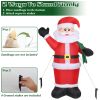 6.4ft Inflatable Christmas Giant Santa Claus Blow up Santa Claus - Red