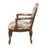 Camel Back Exposed Wood Chair - as Pic