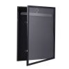 Jersey Frame Display Case with Lengthened Hanger for Baseball Basketball Football Hockey Sport Shirt and Uniform, Black