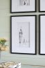 Set of 4 Architecture Wall Art Prints, Home Decor Art for Living Room Dining Room Entryway, 20" x 28" - as Pic