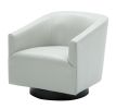 Garland Dove Grey Wood Base Swivel Chair - as Pic