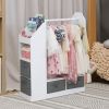 Kids Dress-Up Costume Organizer Bedroom Storage Cabinet