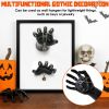 3Pcs Creepy Reaching Hands With Lighted Candles Wall Mounted Halloween Decoration Witch Devil Hand Aesthetic Goth Gothic Life-Sized Horror Hands Hangi