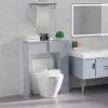 kleankin Over the Toilet Storage Cabinet w/ Adjustable Shelves, Toilet Rack