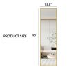 The 4rd generation aluminum alloy metal frame wall mounted full body mirror, bathroom makeup mirror, bedroom entrance, decorative mirror