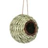 Charming Hand-woven Eco-friendly Grass Hummingbird Nest Decorative Bird House - Ball-shaped