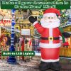 6.4ft Inflatable Christmas Giant Santa Claus Blow up Santa Claus - Red
