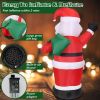 6.4ft Inflatable Christmas Giant Santa Claus Blow up Santa Claus - Red
