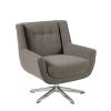 Swivel Lounge Chair, Star Based Swivel - as Pic