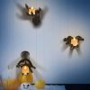 3Pcs Creepy Reaching Hands With Lighted Candles Wall Mounted Halloween Decoration Witch Devil Hand Aesthetic Goth Gothic Life-Sized Horror Hands Hangi