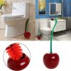 1pc, Creative Toilet Brush With Holder Bowl&Long Handle, Household Bathroom Cleaning Tool Cleaner And Base For Storage&Organization, Thick Bristle - C