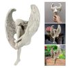 1pcs Sorrow Angel Statue Crafts; Pure White Love Angle With Wings Sculpture Ornaments; For Home Decor Bedroom Office Garden Tabletop - Angel