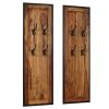 Coat Racks 2 pcs Solid Sheesham Wood