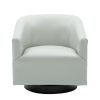 Garland Dove Grey Wood Base Swivel Chair - as Pic