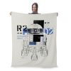 Star Wars Classic Astromech Droid Silk Touch Throw Blanket 40 x 50 inches