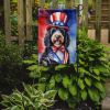 Bernedoodle Patriotic American Garden Flag Mailbox Flag Decorative Yard Flag Banner Outside Patio Artwork Yard Flower Beds, Garden Size, Multicolor