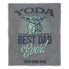 [Personalization Only] Star Wars Classic, Yoda Best, Silk Touch Throw 50"X60"