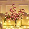 LED Purple Butterfly Orchid Branch Vase Filler - 20 Fairy String Lights